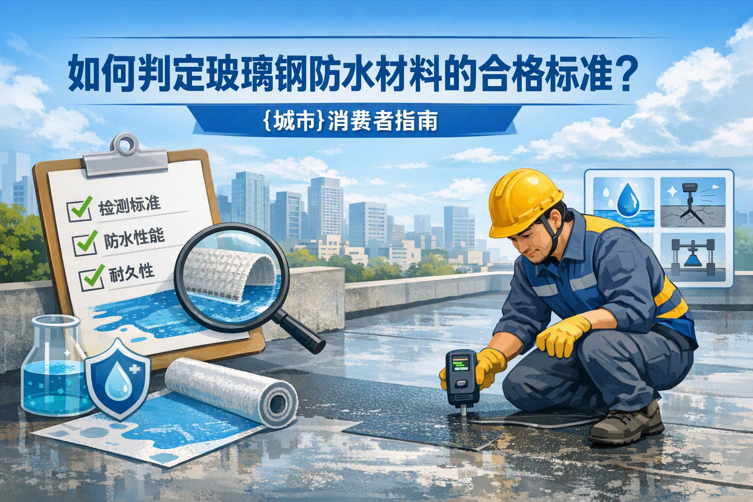 如何判定玻璃钢防水材料的合格标准？ 洛阳 消费者指南