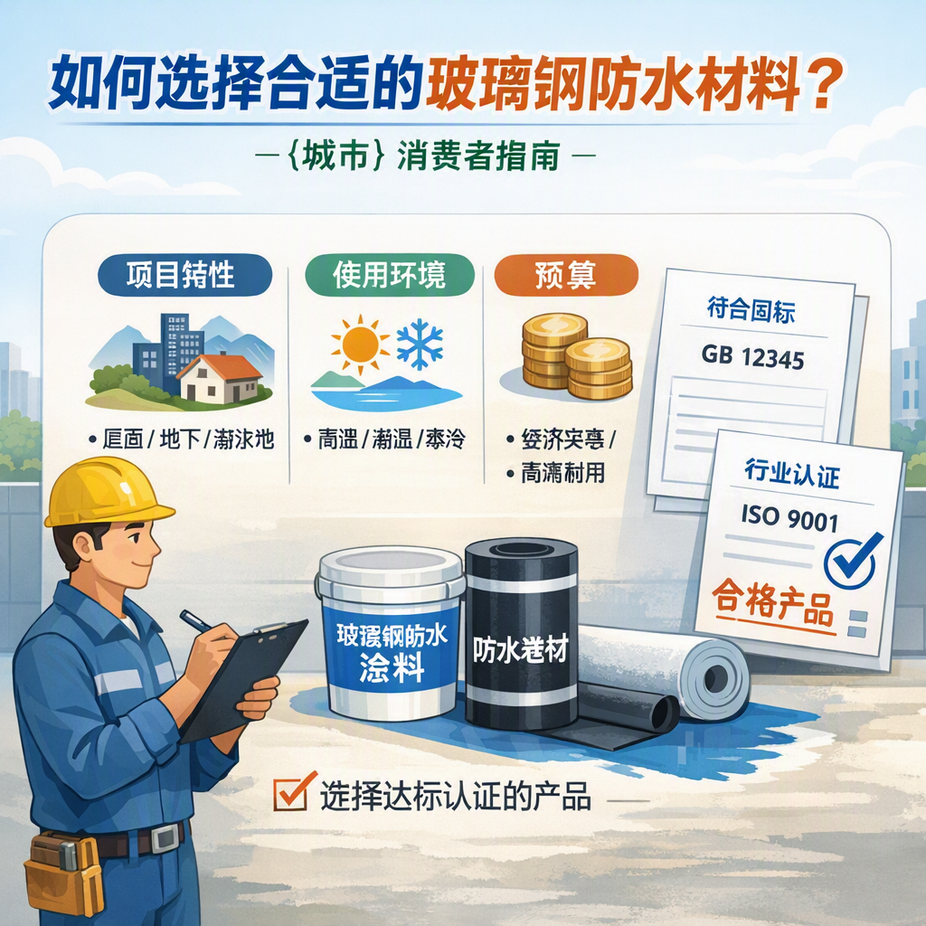 如何判定玻璃钢防水材料的合格标准? 洛阳 消费者指南