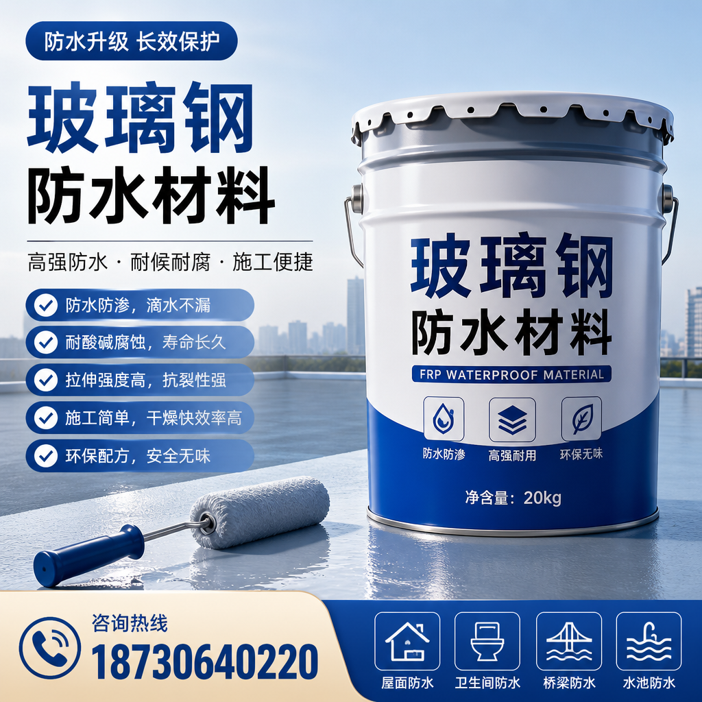 专家解析：玻璃钢防水材料的市场前景分析在 洛阳